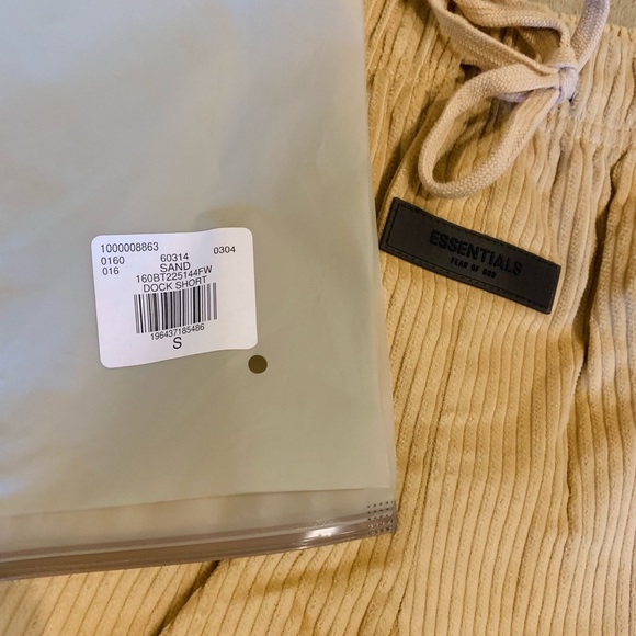 Fear of God Corduroy Shorts NWT - Picture 6 of 9